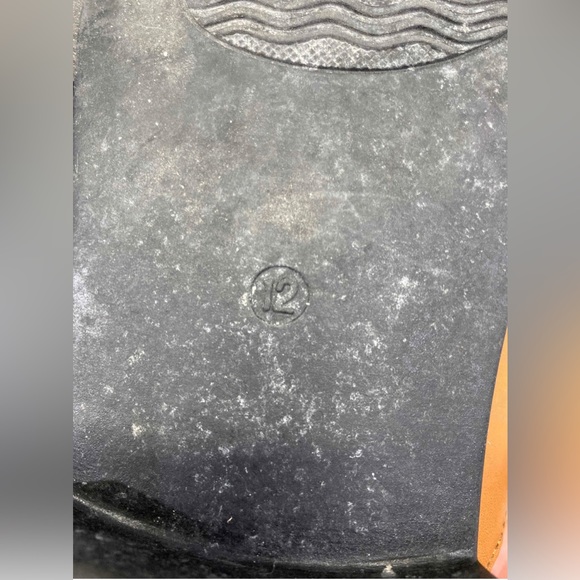 Perry Ellis Leather Square Toe Slip On Loafers Brown Size 12 Dress Shoe - Picture 5 of 6